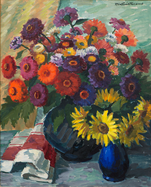 Still life from Nagybanya (oil on canvas)