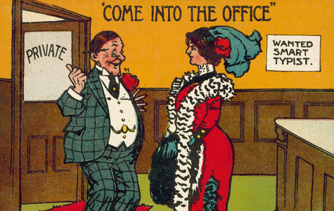 Wanted Smart Typist, Come Into The Office (colour litho)