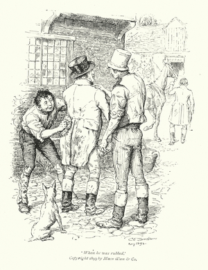 "When he was rubbed" (litho)