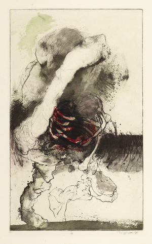 Walking Figure, 1969 (etching)