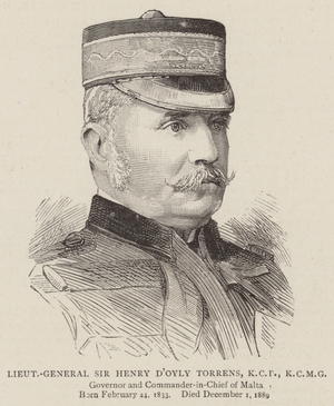 Lieutenant-General Sir Henry D'Oyly Torrens, KCT, KCMG (engraving)