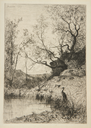 Landscape, 1867 (etching)