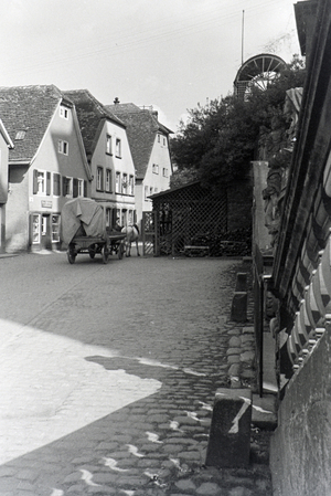 A trip to Amorbach, Germany 1930s (b/w photo)