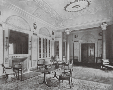 The Library, Heveningham, Suffolk (b/w photo)