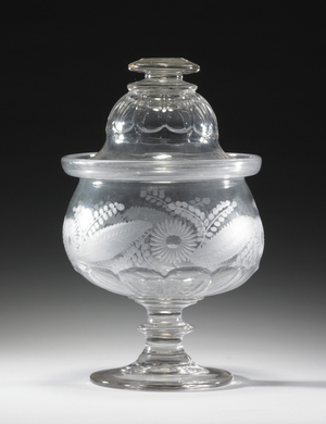 Sugar Bowl, 1820-35 (glass)