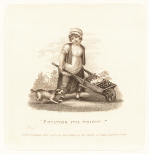 "Potatoes, full weight!" (engraving)