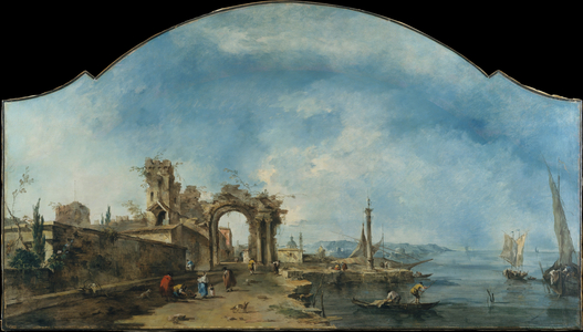 Fantastic Landscape, c.1765 (oil on canvas)