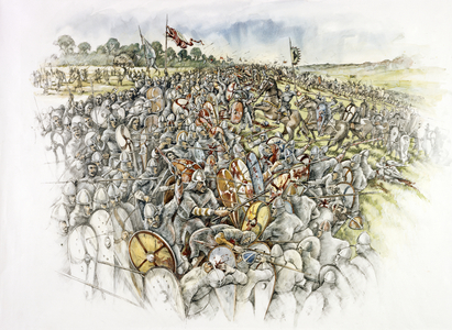 Battle of Hastings, Battle Abbey, East Sussex, UK