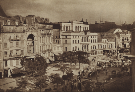 Les theatres du "Boulevard du Crime" (b/w photo)