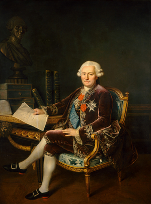 The Marquis d'Ossun, c.1780 (oil on canvas)