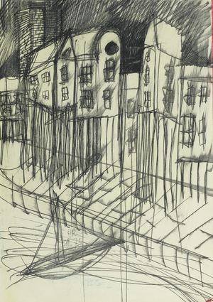 Untitled, 1975 (marker on coated paper)