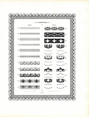 Collection of Ornamental Borders and Decorative Pieces (print)
