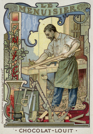 The carpenter (chromolitho)