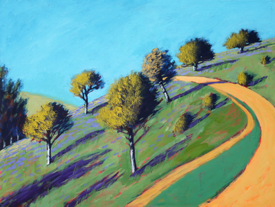 Malvern Spring, 2021 (acrylic on board)
