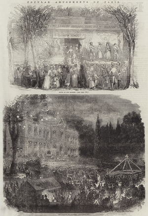 Popular Amusements of Paris (engraving)