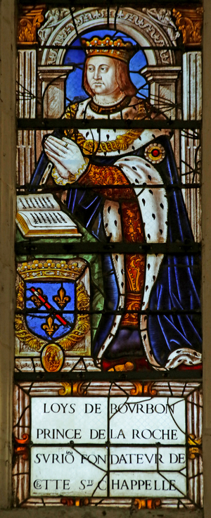 Window depicting Louis de Bourbon (stained glass)