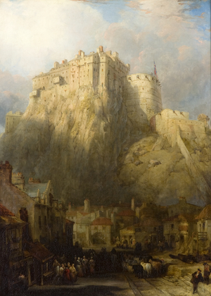 Edinburgh Town and Castle, 1831 (oil on canvas)