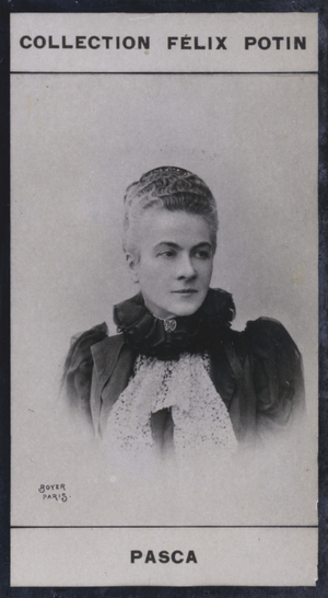 Madame Alix Pasca (1835) (b/w photo)