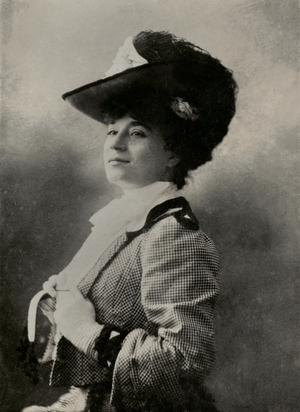 Portrait of French artist Berthe Cerny ( 1868 , 1940 ) (photograph)