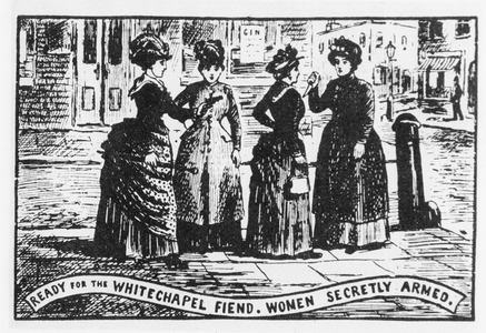 Jack the Ripper: illustration from the Police News, 22 September 1888 (litho)