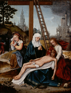 Lamentation, c.1510-15 (oil on panel)