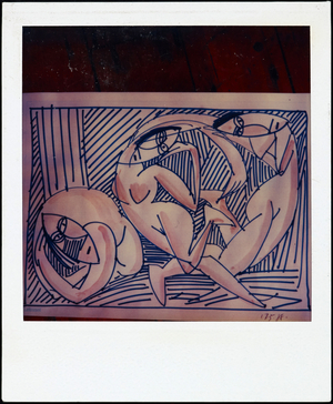 PICASSO POLAROIDS & TRAVEL TRANSPARENCIES (drawing)