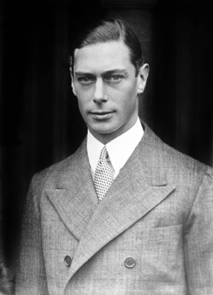 The future King George VI, 1925 (b/w photo)
