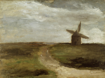 The Windmill (oil on canvas)