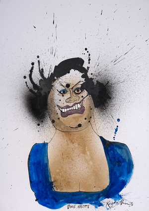 British Politics 2010s, Diane Abbott, 2010 (drawing)