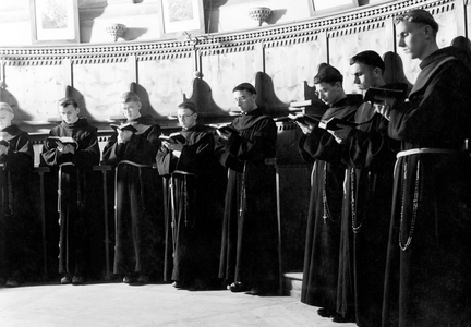 Friars, 1964 (b/w photo)
