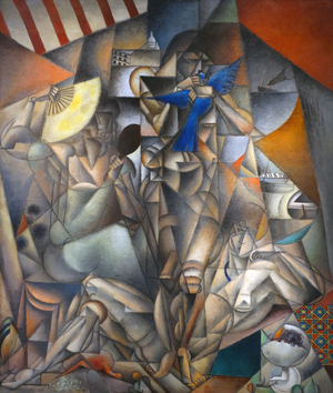 The Blue Bird, 1913 (oil on canvas)