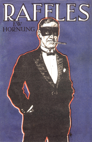 Raffles by E W Hornung Book Cover, USA, 1920s