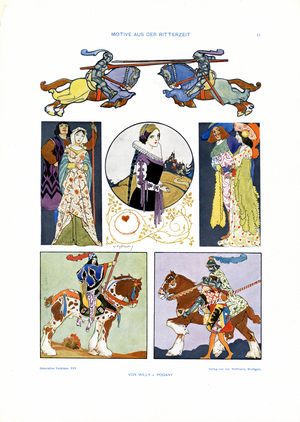 Motifs from the Age of Chivalry (print)