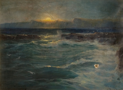 The Reef, Porth, Newquay, late 19th-early 20th century (oil on canvas)