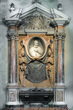 Baroque - Sculpture : Funeral monument for the Mariano Pietro Vecchiarelli - San Pietro in Vincoli, Rome, Italy