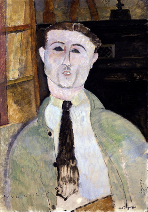 Paul Guillaume, 1915 (oil on board)
