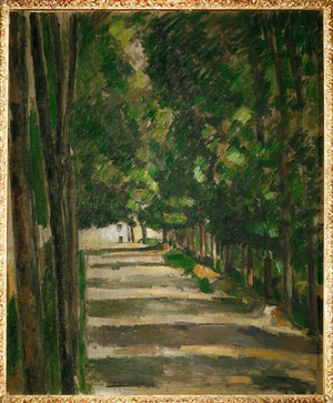 The avenue (oil on canvas)