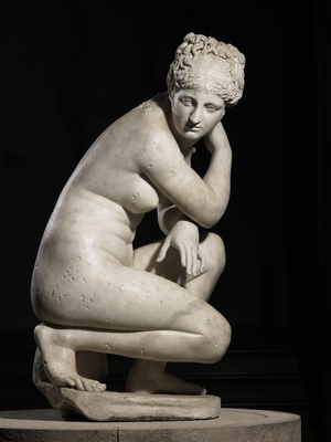 Aphrodite or 'Crouching Venus' (marble)