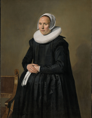 Portrait of Feyntje van Steenkiste, 1635 (oil on canvas)