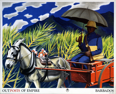 Outposts of Empire, Barbados, 1936 (colour litho)