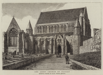 The Abbey Church of Paisley (engraving)