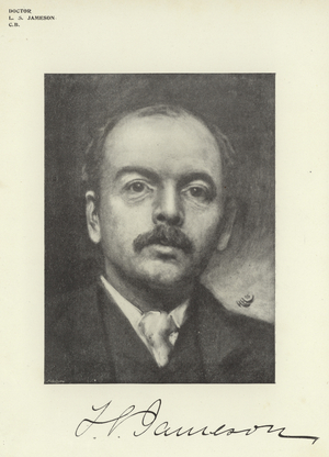 Doctor L S Jameson, CB (b/w photo)