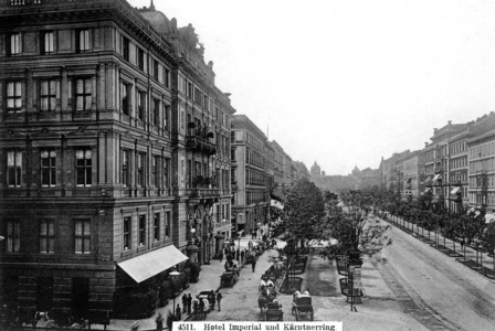 Vienna, Austria: the Imperial Hotel, c. 1899