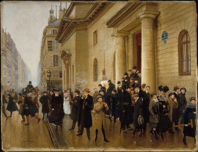 Leaving the Lycée Condorcet, ca. 1903 (oil on canvas)
