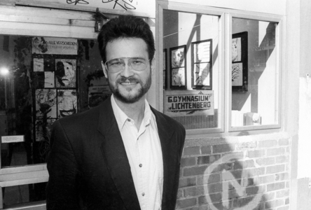 Peter Keppler, teacher from Tempelhof, currently at the Gymnasium Berlin-Lichtenberg ..., 1992 (photo)