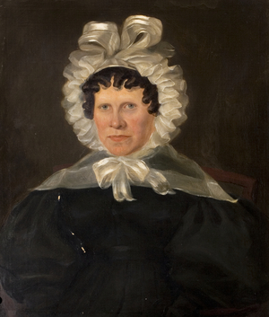 Mrs. Rebekah Franklin, Wife of the Reverend Francis Franklin, late 1840s (oil on canvas)