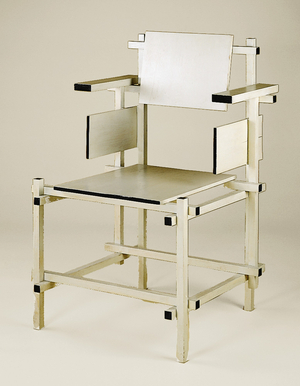 'Hogestoel' Highback Chair, 1955 (painted beechwood)