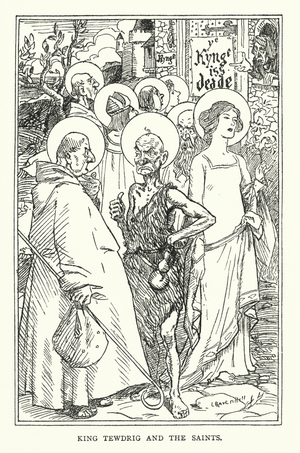 King Tewdrig and the Saints (litho)