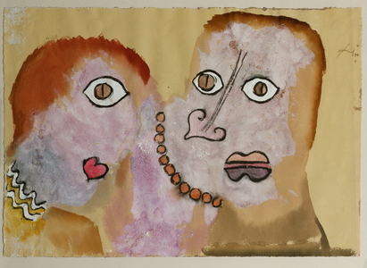 The Necklace. Watercolour (watercolour)