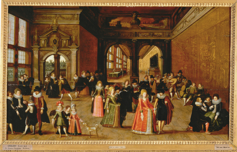 Ball during the reign of King Henri IV … (painting on canvas)